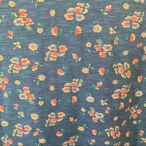 Toad & Co. Rosalinda Dress Organic Cotton Navy Floral Print - Picture 5 of 9